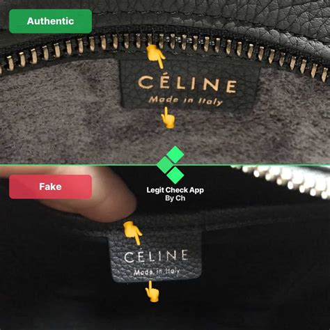 celine nano authentic vs fake|is my celine a scam.